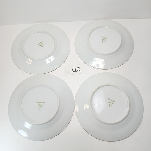 Set 4 Bread & Butter Plates 6-3/8" Regency Rose #2345 Creative Fine China [QQ] - Picture 6 of 9